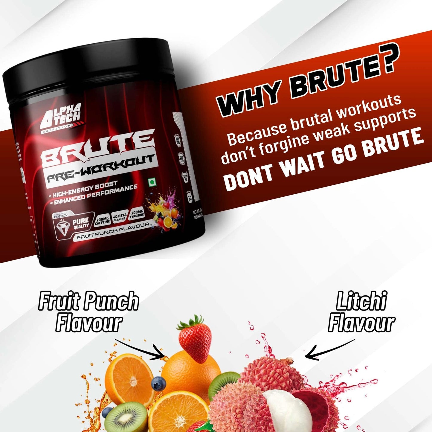 Brute Pre-Workout - 30 Servings