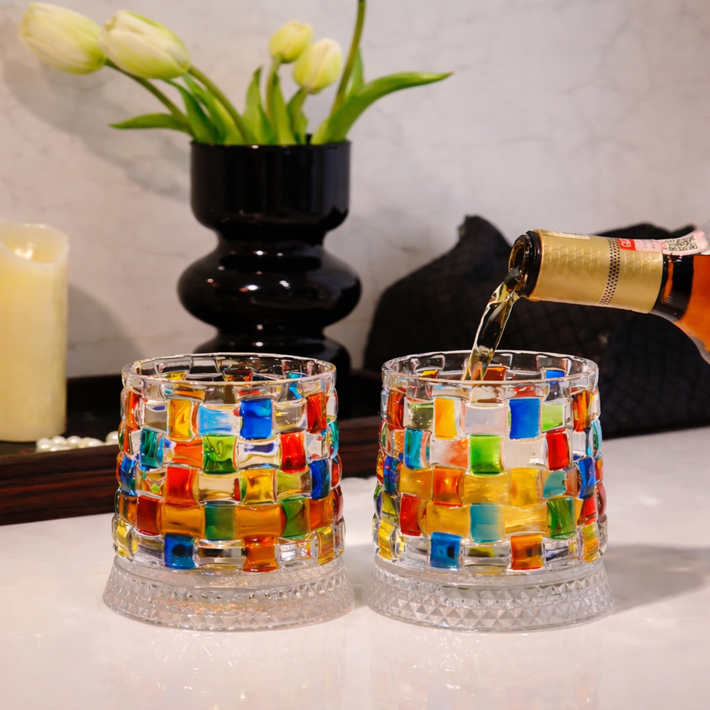 MosaicSpin Rotating Glass