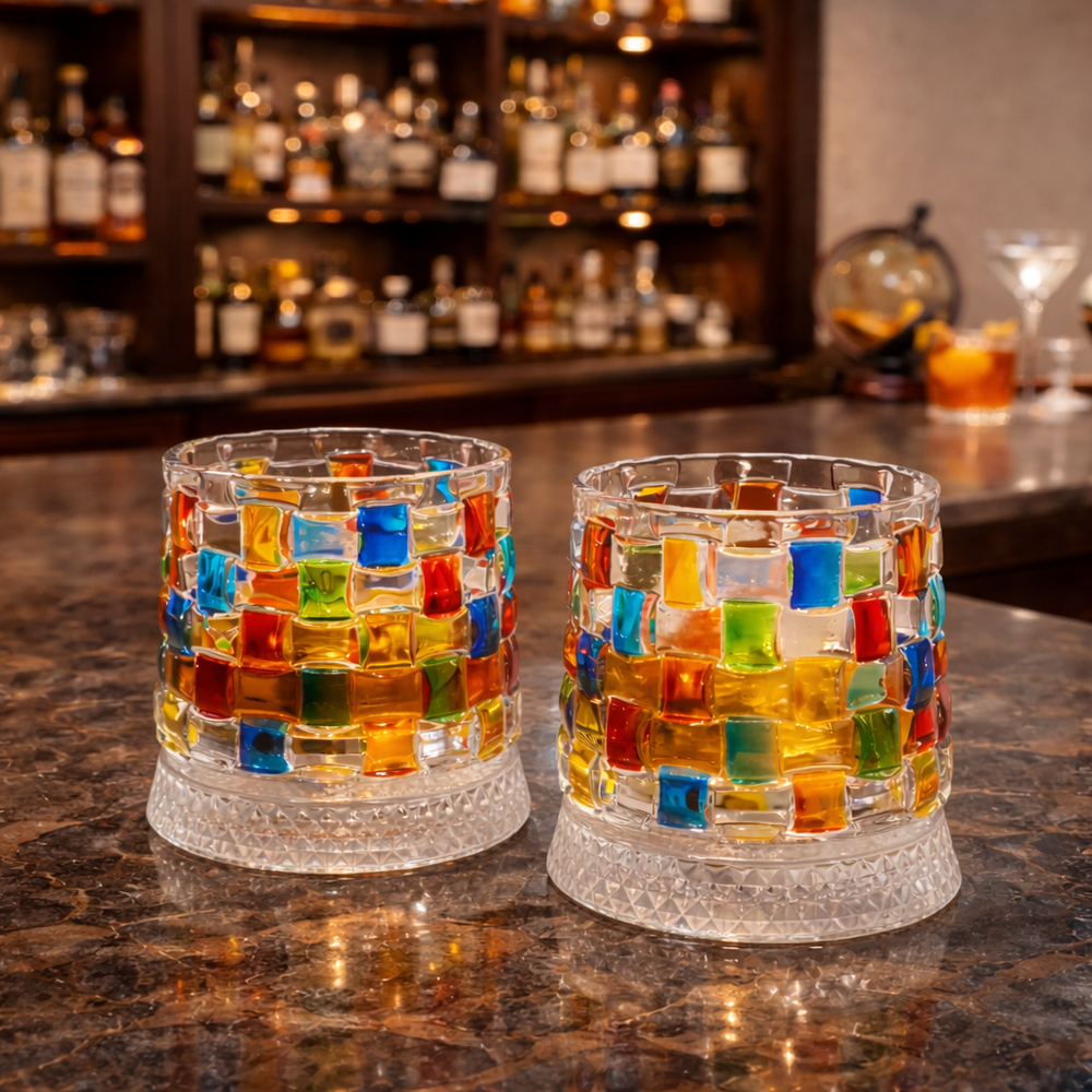 MosaicSpin Rotating Glass