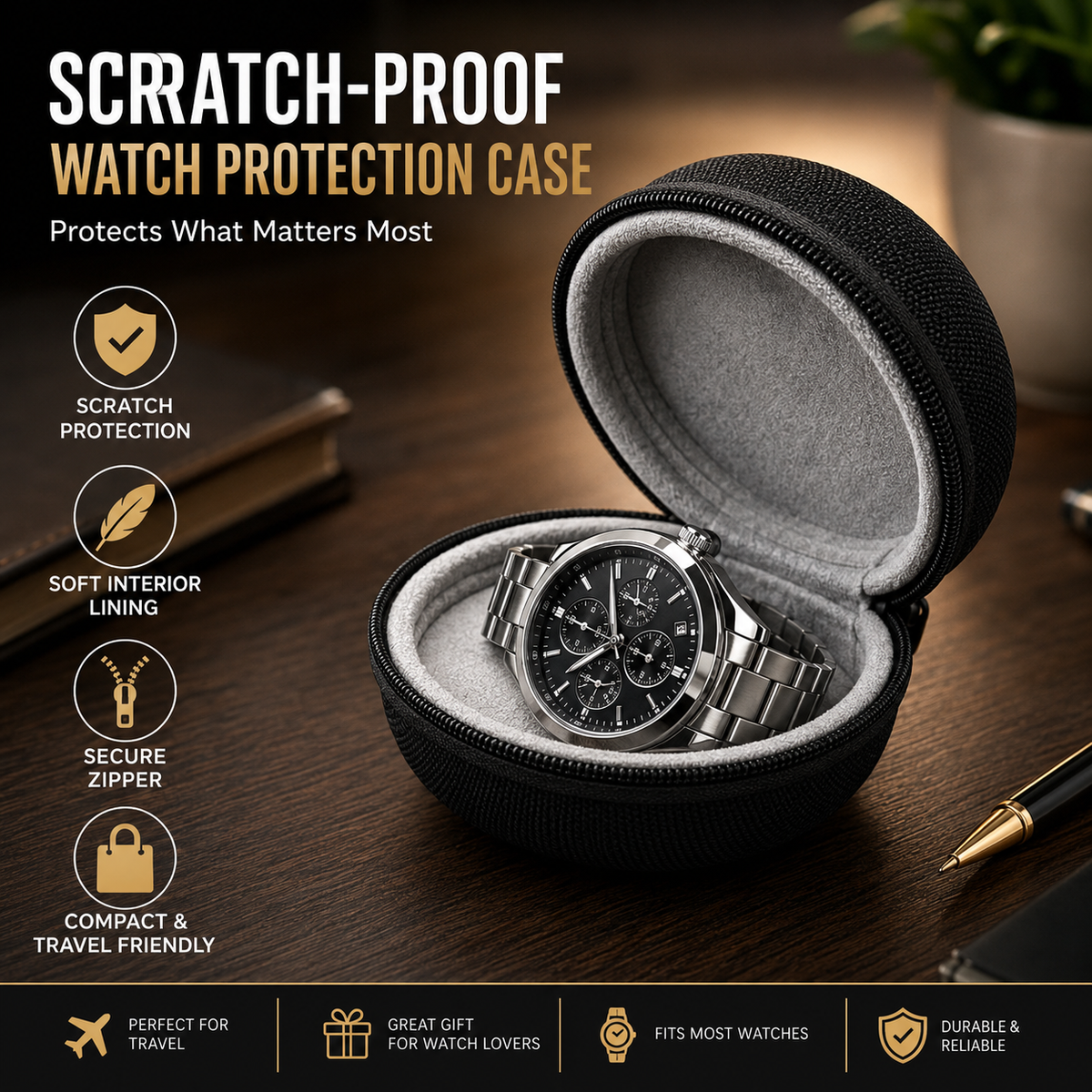 Premium Watch Protection Case